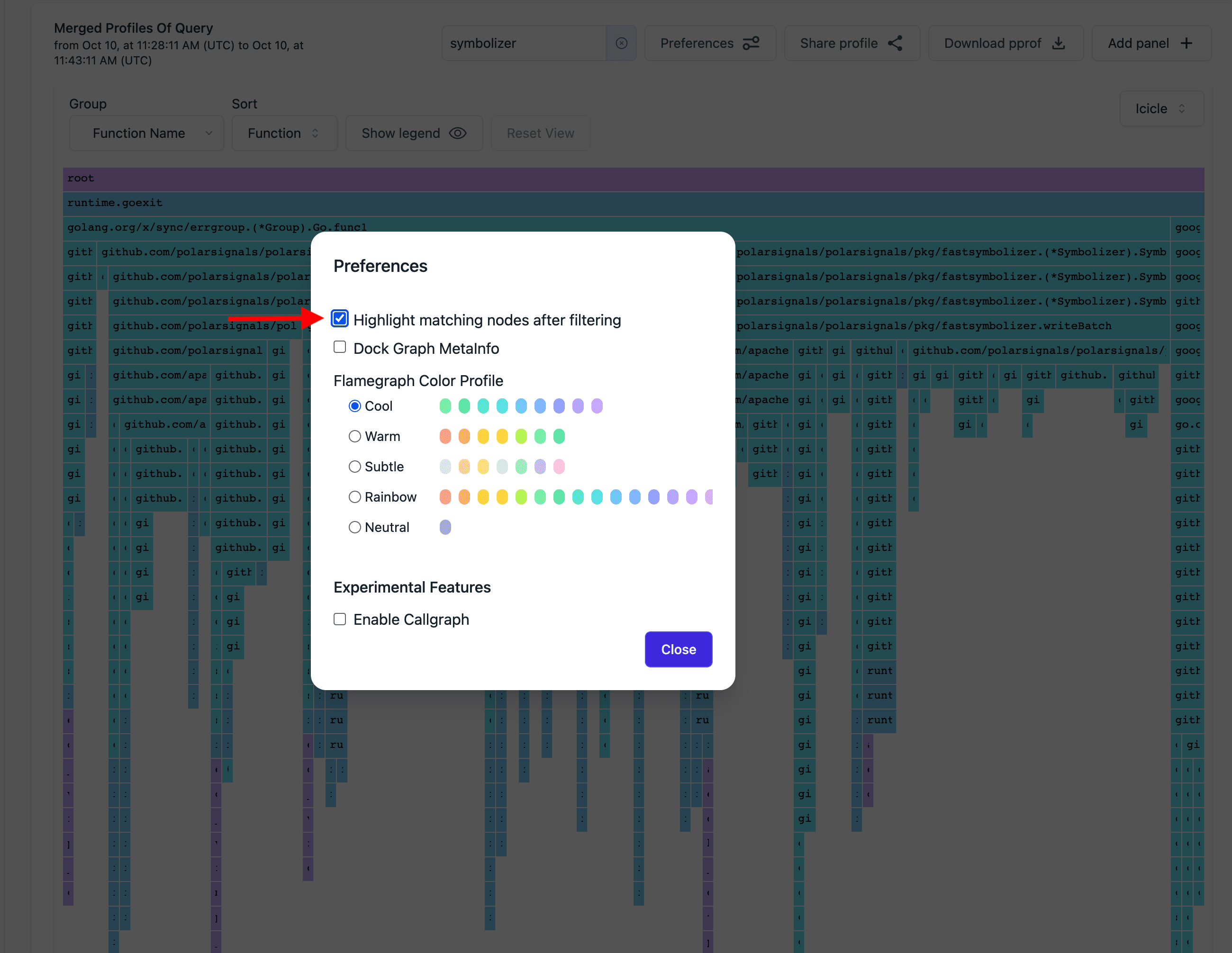 Filter By Function Input