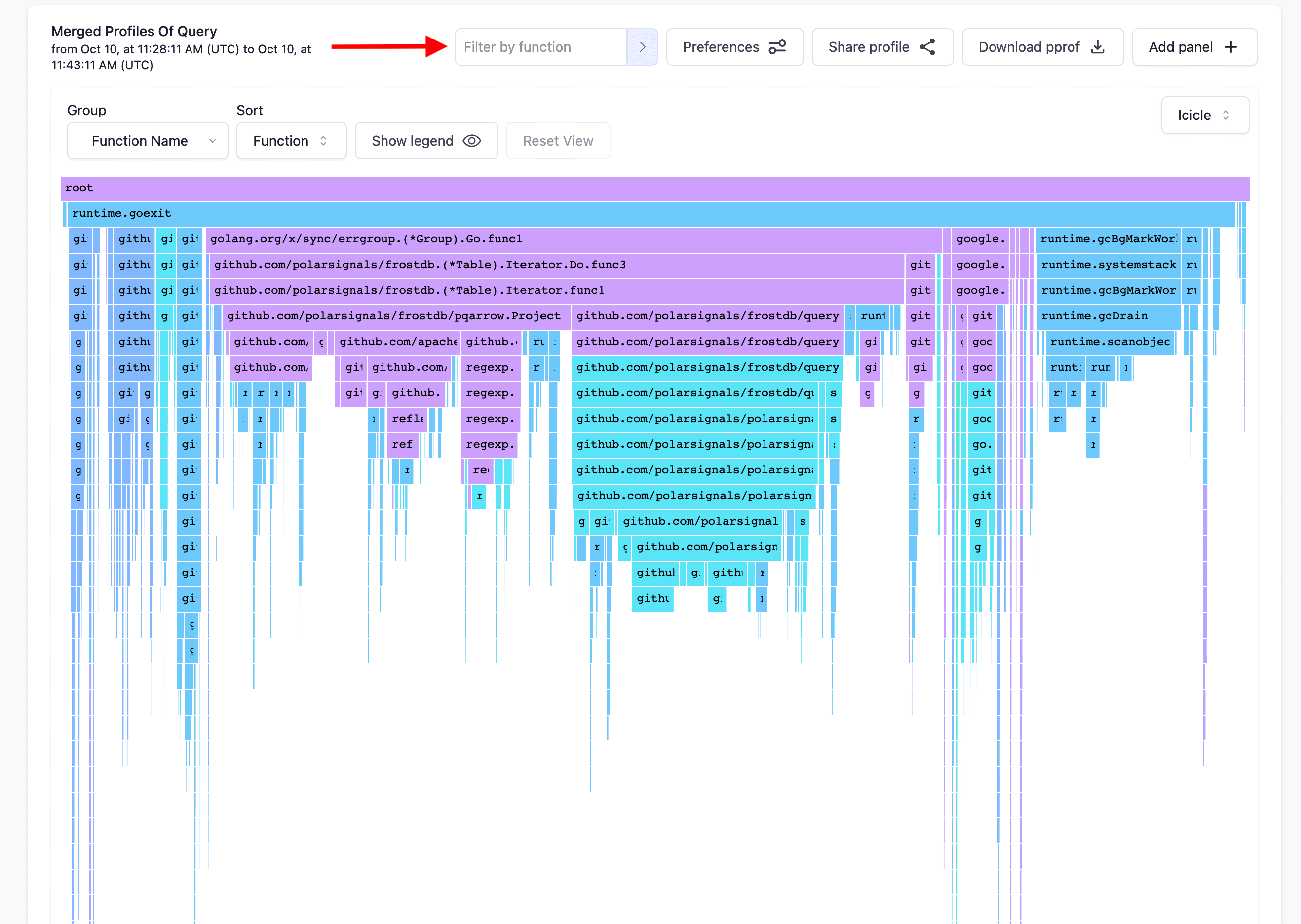 Filter By Function Input